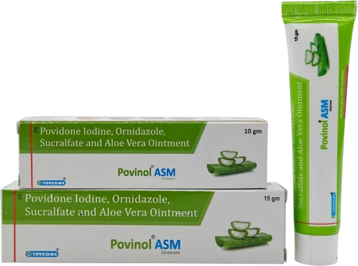 Povinol-ASM Ointment 10 g manufactured by Tryzone Life Care