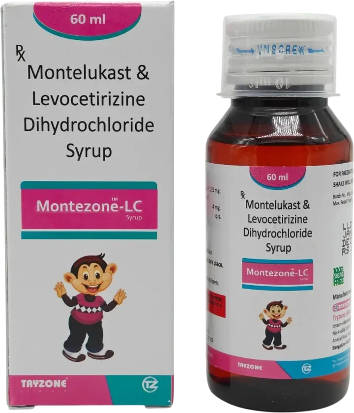 Montezone-LC Syrup manufactured by Tryzone Life Care