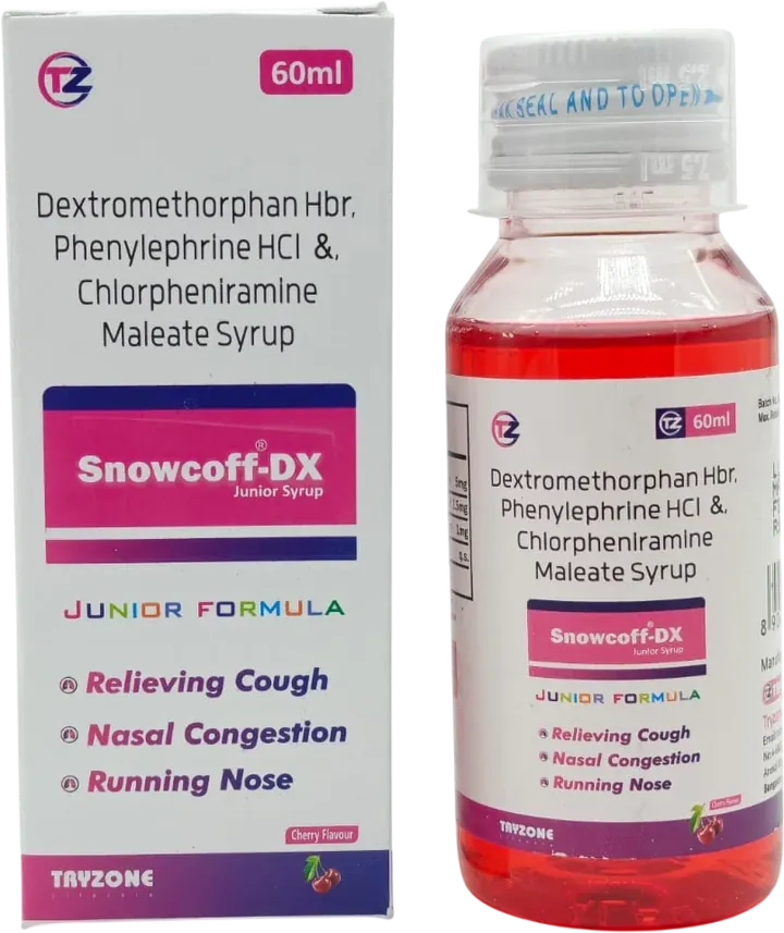 Snowcoff-DX Junior Syrup manufactured by Tryzone Life Care